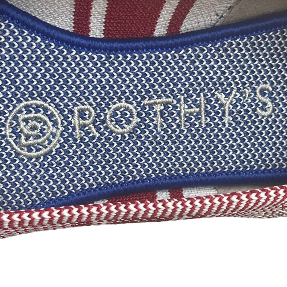 Rothy's 7 Varsity Stripe Red Points Rare Unicorn‎ Flat Shoes BNIB - Picture 13 of 15